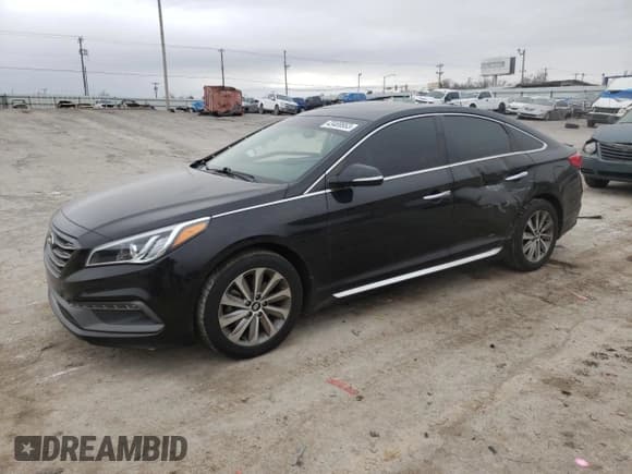 ✅ 2017 Hyundai Sonata Sport • VIN: 5NPE34AF4HH486138 • Лот: 43469953. Опубликован ранее на Copart с пробегом Не указан. Бесплатный доступ к архиву аукционных продаж из США и подробный отчёт об истории автомобиля на DreamBid. Изображение 1.