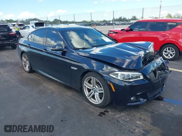 ✅ 2014 BMW 5 Series 535i • VIN: WBA5B1C51ED482603 • Lot: 43446526. Listed on IAAI with 103,217 mi. Free auction sales archive from the USA and detailed vehicle history report at DreamBid. Image 1.