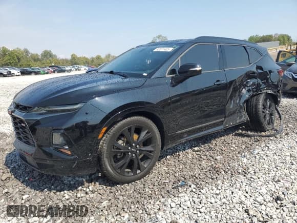 ✅ 2019 Chevrolet Blazer RS • VIN: 3GNKBERS2KS637916 • Lot: 82071405. Listed on Copart with 83,376 mi. Free auction sales archive from the USA and detailed vehicle history report at DreamBid. Image 1.