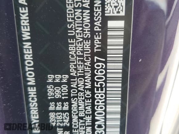 ✅ 2024 BMW 2 Series 230i • VIN: 3MW23CM06R8E50697 • Lot: 68741865. Wystawiony na Copart z przebiegiem 34 220 mil. Bezpłatny archiwum sprzedaży aukcyjnych z USA i szczegółowy raport historii pojazdu na DreamBid. Zdjęcie 12.