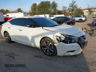 ✅ 2017 Nissan Maxima SR • VIN: 1N4AA6AP8HC430973 • Lot: 43880616. Listed on IAAI with 88,198 mi. Free auction sales archive from the USA and detailed vehicle history report at DreamBid. Image 1.
