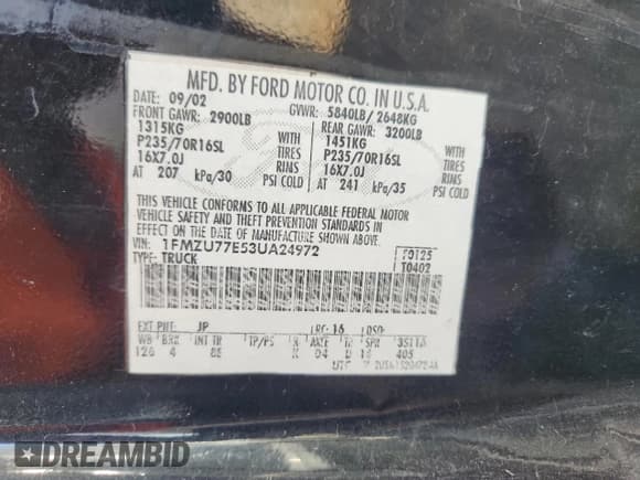 ✅ 2005 Ford Explorer Sport Trac XLS • VIN: 1FMZU67K25UA00339 • Lot: 85004385. Wystawiony na Copart z przebiegiem 202 434 mil. Bezpłatny archiwum sprzedaży aukcyjnych z USA i szczegółowy raport historii pojazdu na DreamBid. Zdjęcie 13.