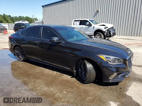 ✅ 2019 Genesis G80 Sport • VIN: KMTFN4JB5KU322214 • Lot: 70030165. Listed on Copart with 112,292 mi. Free auction sales archive from the USA and detailed vehicle history report at DreamBid. Image 4.