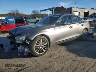 ✅ 2018 Infiniti Q50 Pure • VIN: JN1CV7AR9JM280518 • Lot: 79287784. Listed on Copart with 73,880 mi. Free auction sales archive from the USA and detailed vehicle history report at DreamBid. Image 1.