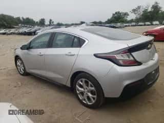 2017 Chevrolet Volt Premier z VIN 1G1RB6S5XHU107065, wystawiony jako Copart lot #56828593 z przebiegiem 59 459 mil mil oraz . Historia ofert i sprzedaży dostępna na DreamBid. Obrazek 2.