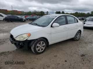 2007 Hyundai Accent GLS with VIN KMHCN46C97U160822, listed as a Copart auction lot 72998364 with 157,904 mi miles and Salvage title. Bid and sale history available at DreamBid. Image 1.