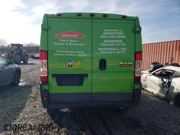 ✅ 2016 Ram ProMaster Cargo • VIN: 3C6TRVAG6GE108384 • Lot: 42991025. Listed on Copart with 242,111 mi. Free auction sales archive from the USA and detailed vehicle history report at DreamBid. Image 6.