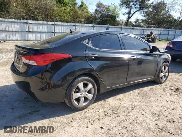 ✅ 2013 Hyundai Elantra GLS • VIN: 5NPDH4AE2DH234757 • Lot: 52202825. Listed on Copart with 203,346 mi. Free auction sales archive from the USA and detailed vehicle history report at DreamBid. Image 3.