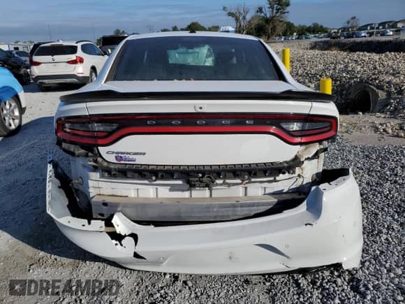 2020 Dodge Charger SXT with VIN 2C3CDXBG7LH223466, listed as a Copart auction lot 89490195 with 93,130 mi miles and Salvage title. Bid and sale history available at DreamBid. Image 6.