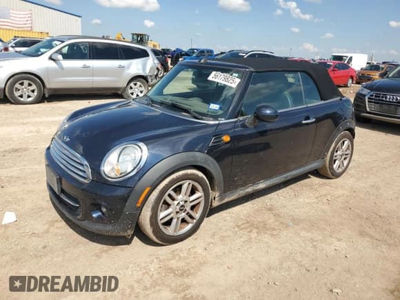 ✅ 2014 MINI Convertible • VIN: WMWZN3C50ET569760 • Lot: 56179825. Wystawiony na Copart z przebiegiem 48 363 mil. Bezpłatny archiwum sprzedaży aukcyjnych z USA i szczegółowy raport historii pojazdu na DreamBid. Zdjęcie 1.