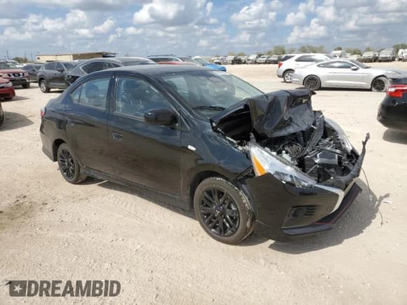 ✅ 2024 Mitsubishi Mirage ES • VIN: ML32FUFJ2RHF14466 • Lot: 89676025. Listed on Copart with 7,573 mi. Free auction sales archive from the USA and detailed vehicle history report at DreamBid. Image 4.