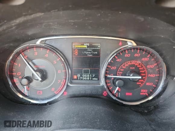 ✅ 2017 Subaru WRX • VIN: JF1VA1B67H9806831 • Lot: 84224145. Listed on Copart with 179,681 mi. Free auction sales archive from the USA and detailed vehicle history report at DreamBid. Image 9.