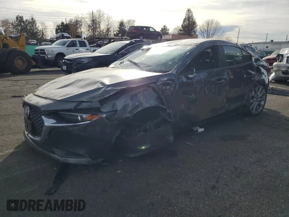 ✅ 2023 Mazda 3 S Select • VIN: 3MZBPABM7PM366343 • Lot: 92071985. Listed on Copart with 19,141 mi. Free auction sales archive from the USA and detailed vehicle history report at DreamBid. Image 1.