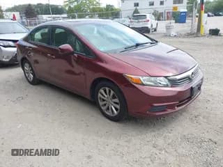 ✅ 2012 Honda Civic EX-L • VIN: 19XFB2F90CE348334 • Lot: 43191037. Listed on IAAI with 106,556 mi. Free auction sales archive from the USA and detailed vehicle history report at DreamBid. Image 1.