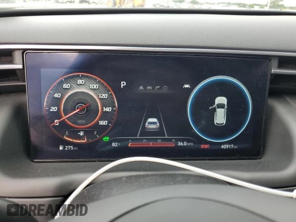 ✅ 2023 Hyundai Tucson SEL Convenience • VIN: KM8JFCA18PU088130 • Lot: 60503434. Wystawiony na Copart z przebiegiem 40 917 mil. Bezpłatny archiwum sprzedaży aukcyjnych z USA i szczegółowy raport historii pojazdu na DreamBid. Zdjęcie 9.