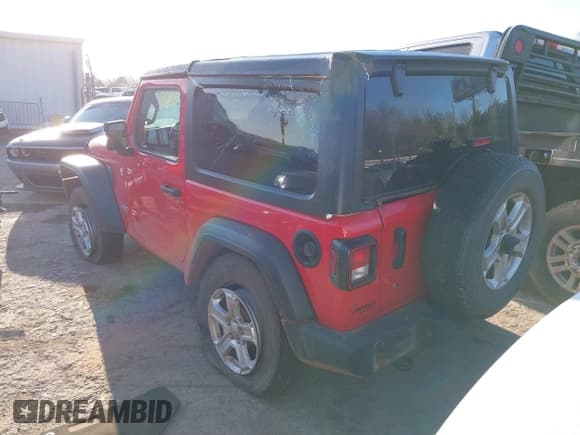 ✅ 2020 Jeep Wrangler Sport S • VIN: 1C4GJXAN4LW154839 • Lot: 41789817. Wystawiony na IAAI z przebiegiem 90 052 mil. Bezpłatny archiwum sprzedaży aukcyjnych z USA i szczegółowy raport historii pojazdu na DreamBid. Zdjęcie 3.