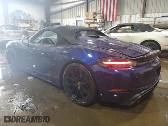 ✅ 2020 Porsche 718 Spyder • VIN: WP0CC2A89LS240502 • Lot: 89069785. Listed on Copart with 13,513 mi. Free auction sales archive from the USA and detailed vehicle history report at DreamBid. Image 2.