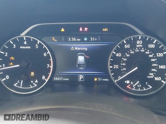 ✅ 2022 Nissan Murano SV • VIN: 5N1AZ2BJ5NC113049 • Lot: 41634094. Listed on IAAI with 18,437 mi. Free auction sales archive from the USA and detailed vehicle history report at DreamBid. Image 7.