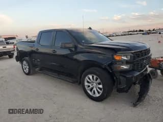 ✅ 2021 Chevrolet Silverado 1500 Custom • VIN: 3GCPWBEH8MG102560 • Lot: 76747484. Wystawiony na Copart z przebiegiem 81 580 mil. Bezpłatny archiwum sprzedaży aukcyjnych z USA i szczegółowy raport historii pojazdu na DreamBid. Zdjęcie 4.