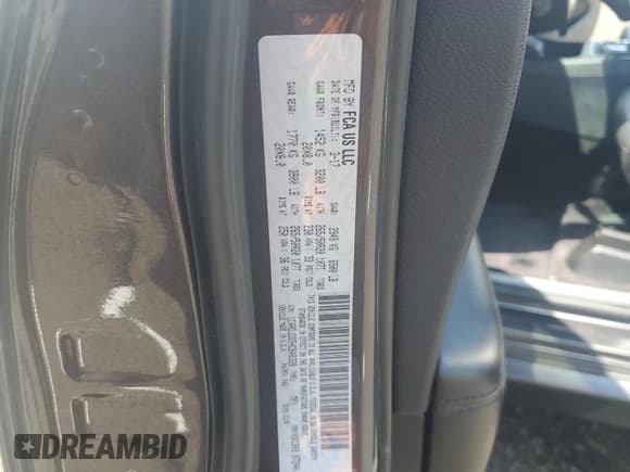 ✅ 2017 Dodge Durango GT • VIN: 1C4RDJDG5HC848328 • Lot: 63063875. Listed on Copart with 87,172 mi. Free auction sales archive from the USA and detailed vehicle history report at DreamBid. Image 12.