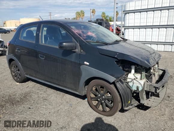 ✅ 2023 Mitsubishi Mirage Black Edition • VIN: ML32AWHJ9PH003077 • Лот: 81460485. Опубликован ранее на Copart с пробегом 65 830 миль. Бесплатный доступ к архиву аукционных продаж из США и подробный отчёт об истории автомобиля на DreamBid. Изображение 4.