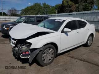 2013 Dodge Avenger SXT с VIN 1C3CDZCBXDN630494, выставлен на аукционе Copart как лот 80017715 с пробегом 127 913 миль миль и Списание • Salvage title. История ставок и продаж доступна на DreamBid. Изображение 1.