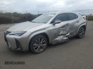 ✅ 2022 Lexus UX 250h F Sport • VIN: JTHR9JBH6N2054435 • Lot: 45687975. Listed on Copart with 12,615 mi. Free auction sales archive from the USA and detailed vehicle history report at DreamBid. Image 1.