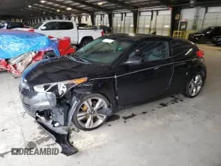 2012 Hyundai Veloster w/Red Int z VIN KMHTC6AD1CU054411, wystawiony jako Copart lot #73357964 z przebiegiem 12 486 mil mil oraz Szkoda całkowita • Salvage title. Historia ofert i sprzedaży dostępna na DreamBid. Obrazek 1.