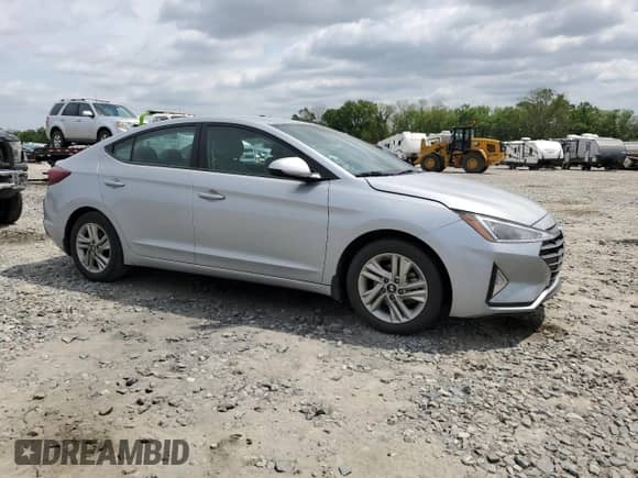 2020 Hyundai Elantra Value Edition with VIN KMHD84LF5LU024451, listed as a Copart auction lot 53398695 with 267,302 mi miles and Salvage title. Bid and sale history available at DreamBid. Image 4.