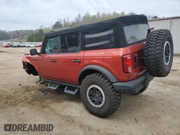 ✅ 2023 Ford Bronco • VIN: 1FMDE5BH8PLB94008 • Lot: 51108315. Listed on Copart with 14,843 mi. Free auction sales archive from the USA and detailed vehicle history report at DreamBid. Image 2.