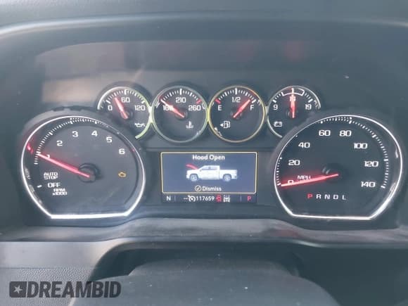 ✅ 2020 Chevrolet Silverado 1500 RST • VIN: 3GCUYEET4LG336258 • Lot: 41360996. Listed on IAAI with 117,659 mi. Free auction sales archive from the USA and detailed vehicle history report at DreamBid. Image 7.