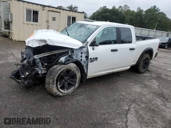 2021 Ram 1500 Warlock z VIN 1C6RR6GT8MS578381, wystawiony jako Copart lot #80725634 z przebiegiem 75 650 mil mil oraz Nie do naprawy • Non repairable. Historia ofert i sprzedaży dostępna na DreamBid. Obrazek 1.