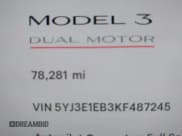 ✅ 2019 Tesla Model 3 Long Range • VIN: 5YJ3E1EB3KF487245 • Lot: 43324842. Wystawiony na IAAI z przebiegiem 78 281 mil. Bezpłatny archiwum sprzedaży aukcyjnych z USA i szczegółowy raport historii pojazdu na DreamBid. Zdjęcie 16.