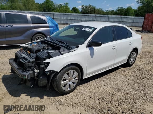 ✅ 2012 Volkswagen Jetta S • VIN: 3VW2K7AJ3CM383031 • Lot: 51991545. Listed on Copart with 123,509 mi. Free auction sales archive from the USA and detailed vehicle history report at DreamBid. Image 1.