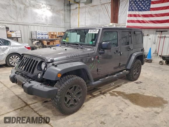 ✅ 2016 Jeep Wrangler Unlimited Sport • VIN: 1C4BJWDG5GL236247 • Lot: 93735495. Listed on Copart with 98,464 mi. Free auction sales archive from the USA and detailed vehicle history report at DreamBid. Image 1.