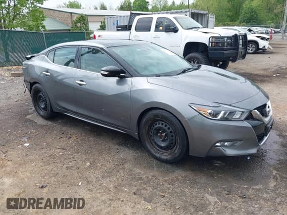 ✅ 2017 Nissan Maxima SR • VIN: 1N4AA6AP9HC439777 • Lot: 42102836. Listed on IAAI with 82,396 mi. Free auction sales archive from the USA and detailed vehicle history report at DreamBid. Image 1.