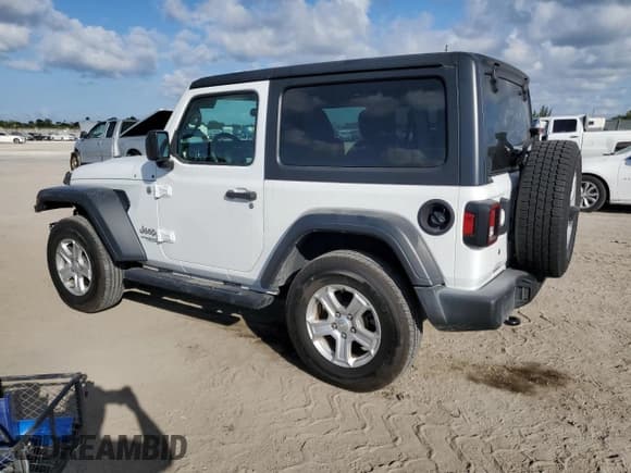 ✅ 2019 Jeep Wrangler Sport S • VIN: 1C4GJXAN9KW521877 • Lot: 43369425. Listed on Copart with 54,234 mi. Free auction sales archive from the USA and detailed vehicle history report at DreamBid. Image 2.