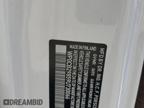 ✅ 2009 Porsche Boxster S • VIN: WP0CB29859U730066 • Лот: 46089545. Опубликован ранее на Copart с пробегом 178 402 миль. Бесплатный доступ к архиву аукционных продаж из США и подробный отчёт об истории автомобиля на DreamBid. Изображение 12.