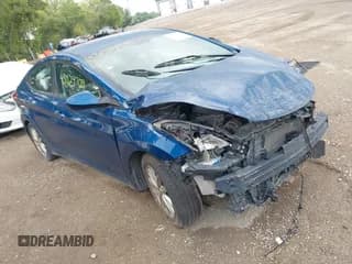 ✅ 2014 Hyundai Elantra SE • VIN: KMHDH4AE8EU152809 • Lot: 43029709. Listed on IAAI with 75,127 mi. Free auction sales archive from the USA and detailed vehicle history report at DreamBid. Image 1.