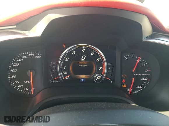 ✅ 2014 Chevrolet Corvette 3LT • VIN: 1G1YF2D71E5110031 • Lot: 65703495. Listed on Copart with 68,818 mi. Free auction sales archive from the USA and detailed vehicle history report at DreamBid. Image 9.