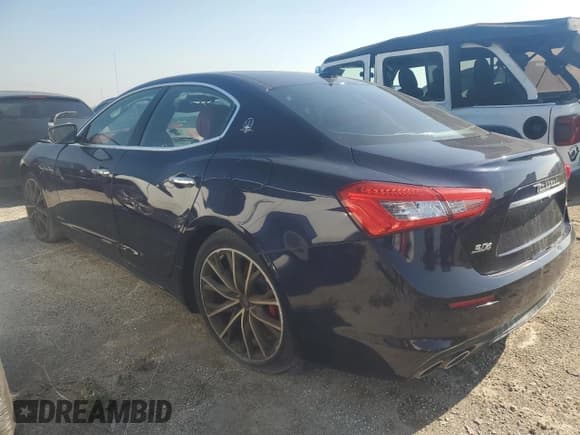 ✅ 2019 Maserati Ghibli S Q4 GranLusso • VIN: ZAM57YTLXK1314852 • Лот: 74938993. Опубликован ранее на Copart с пробегом Не указан. Бесплатный доступ к архиву аукционных продаж из США и подробный отчёт об истории автомобиля на DreamBid. Изображение 2.