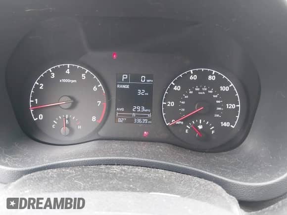 2020 Hyundai Accent SE with VIN 3KPC24A63LE126821, listed as a IAAI auction lot 41555407 with 33,639 mi miles and . Bid and sale history available at DreamBid. Image 7.