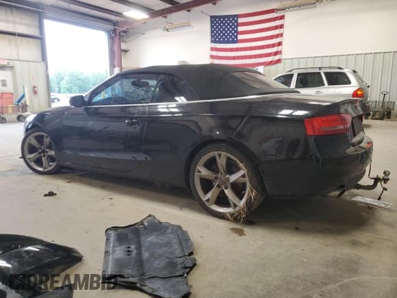 ✅ 2012 Audi A5 Premium Plus • VIN: WAUJFAFH3CN008104 • Lot: 55711155. Listed on Copart with 64,840 mi. Free auction sales archive from the USA and detailed vehicle history report at DreamBid. Image 2.