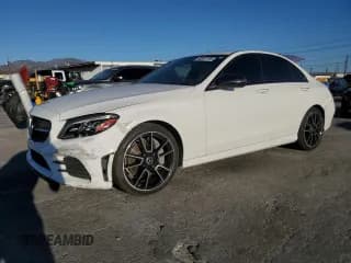 ✅ 2020 Mercedes-Benz C 300 • VIN: W1KWF8DB7LR584938 • Lot: 90307795. Listed on Copart with 84,790 mi. Free auction sales archive from the USA and detailed vehicle history report at DreamBid. Image 1.