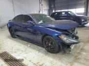 ✅ 2017 Alfa Romeo Giulia Ti • VIN: ZARFAEEN2H7549748 • Lot: 86225595. Listed on Copart with Not provided. Free auction sales archive from the USA and detailed vehicle history report at DreamBid. Image 4.