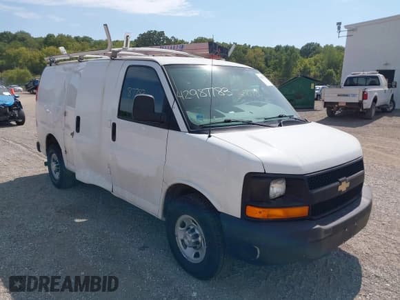 ✅ 2016 Chevrolet Express Cargo • VIN: 1GCWGAFF6G1165546 • Lot: 42987783. Listed on IAAI with 154,514 mi. Free auction sales archive from the USA and detailed vehicle history report at DreamBid. Image 1.