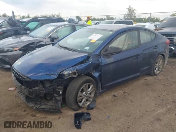 ✅ 2017 Hyundai Elantra Limited • VIN: 5NPD84LF5HH203675 • Lot: 43383132. Listed on IAAI with 97,209 mi. Free auction sales archive from the USA and detailed vehicle history report at DreamBid. Image 2.