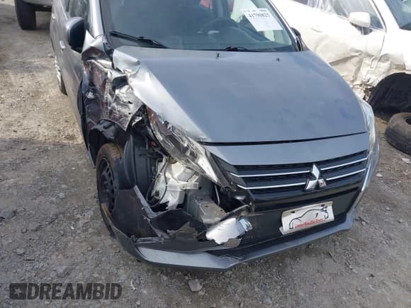 ✅ 2021 Mitsubishi Mirage ES • VIN: ML32AUHJ2MH004085 • Lot: 41790825. Listed on IAAI with 61,613 mi. Free auction sales archive from the USA and detailed vehicle history report at DreamBid. Image 6.