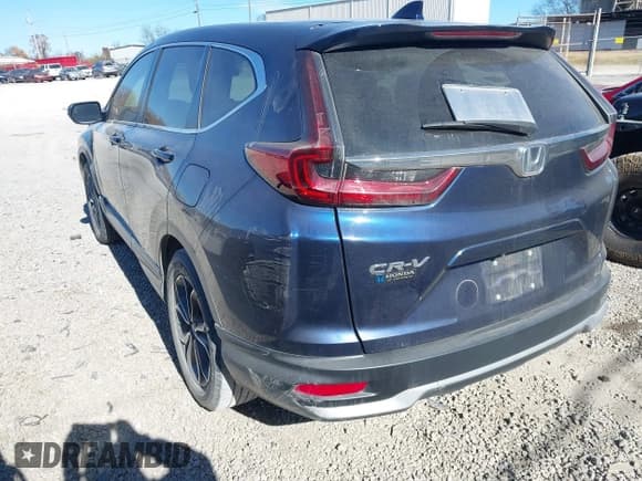 ✅ 2020 Honda CR-V EX-L • VIN: 2HKRW1H8XLH415825 • Lot: 43697303. Listed on IAAI with 128,863 mi. Free auction sales archive from the USA and detailed vehicle history report at DreamBid. Image 3.