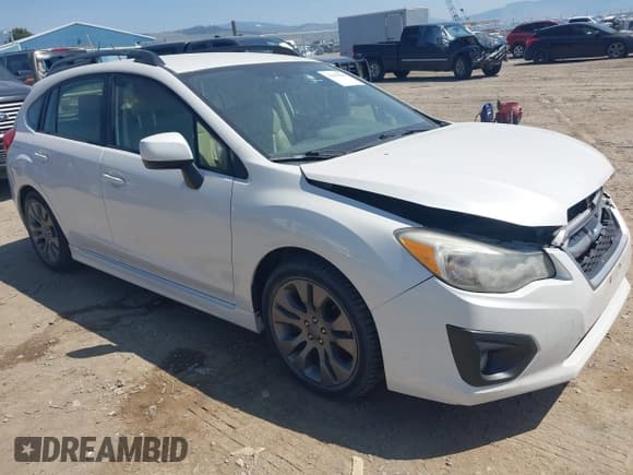 ✅ 2013 Subaru Impreza Special Sports Premium • VIN: JF1GPAL60DH827395 • Lot: 42159890. Listed on IAAI with 103,434 mi. Free auction sales archive from the USA and detailed vehicle history report at DreamBid. Image 1.